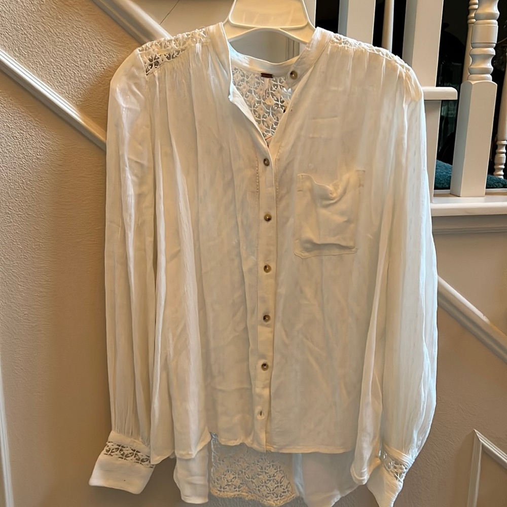 Free people oversized blouse NWT